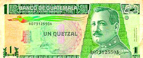 billete de un quetzal