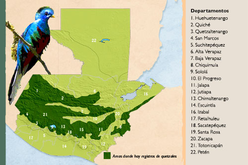 mapa Guatemala